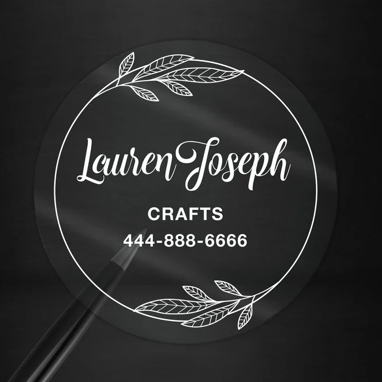 50pcs Custom Clear Stickers with White Ink – Personalized Waterproof Transparent Labels for Logos, Lip Balm, Cosmetic Bottles, Wedding Favors & Small Business Packaging 50pcs Custom Clear Stickers with White Ink – Personalized Waterproof Transparent Labels for Logos, Lip Balm, Cosmetic Bottles, Wedding Favors & Small Business Packaging