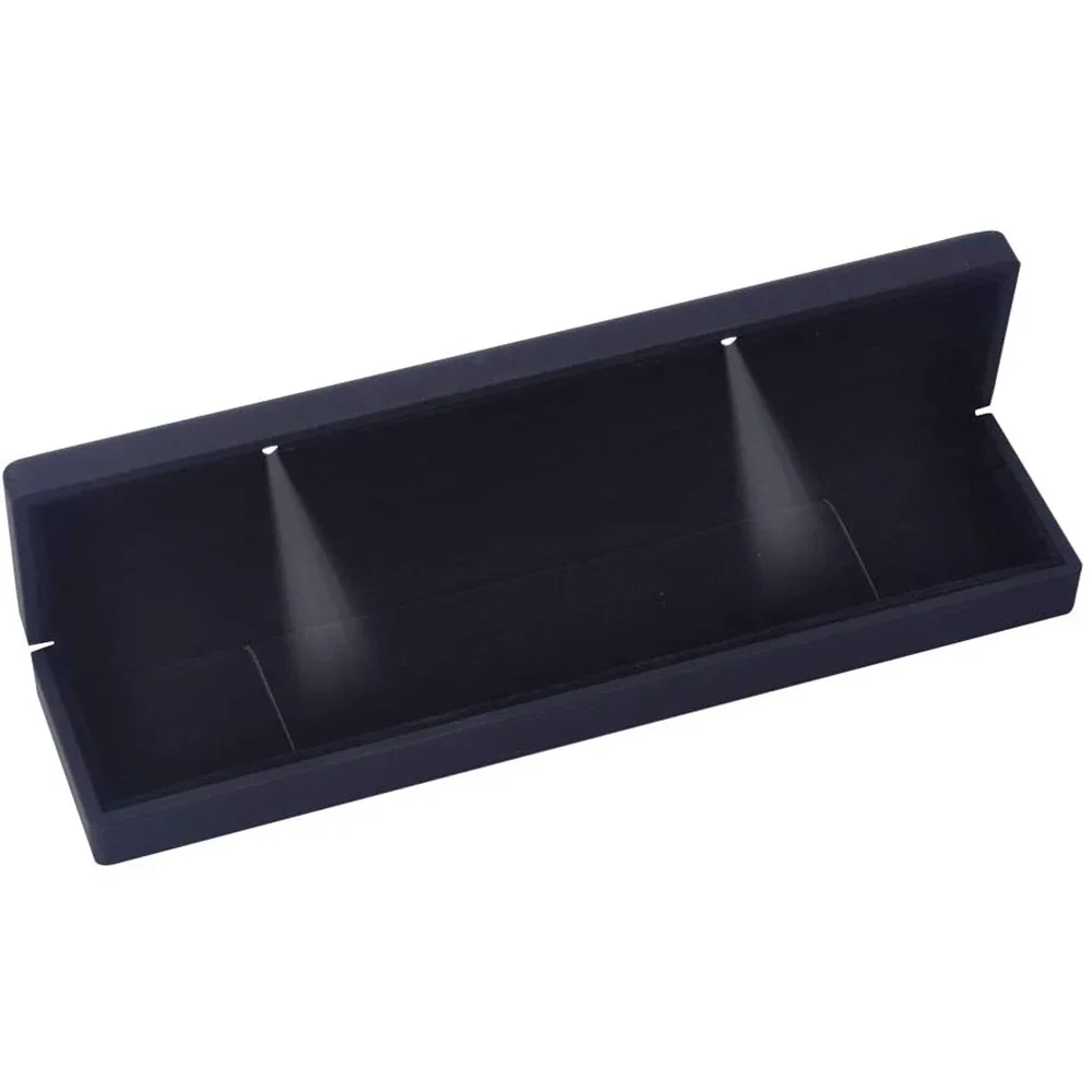 LED Necklace Jewelry Gift Box – Elegant Long Chain & Bracelet Storage Case with Soft Velvet Interior, Built-In Light for Sparkle Effect – Ideal Display for Wedding, Engagement, Anniversary - 图片 9