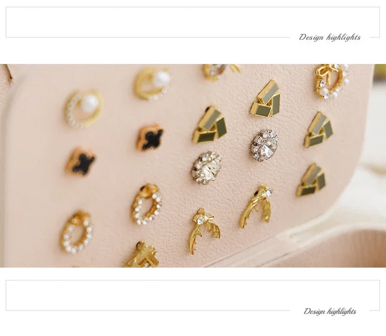 Travel Jewelry Organizer | Compact Leather Storage Box for Earrings, Rings, Necklaces, and More. Ideal for Travel, Display, and Daily Use. Stylish, Durable, and Customizable. 8