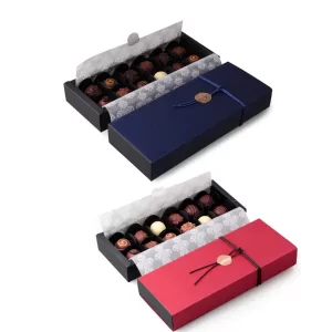 Chocolate Paper Gift Box – Perfect for Valentine's Day, Christmas, Birthdays, and Parties. Ideal for packing chocolates, small gifts, or treats with a festive and elegant presentation design.