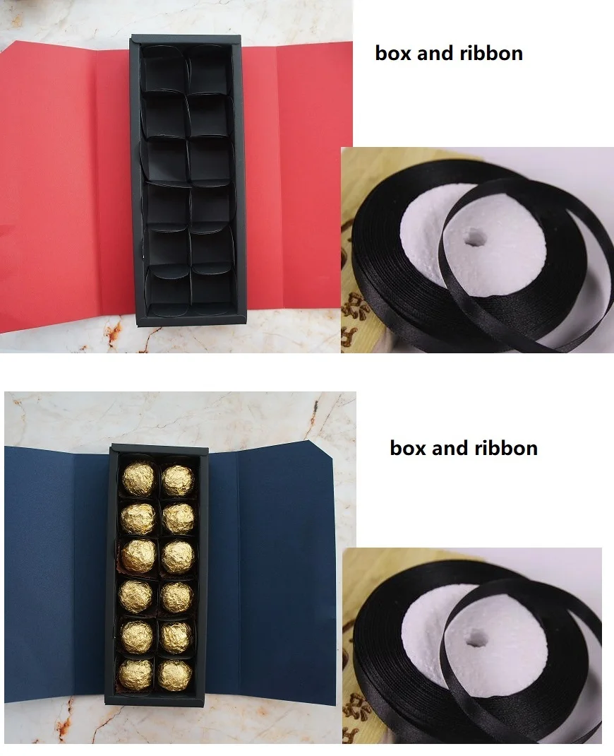 Chocolate Paper Gift Box – Perfect for Valentine's Day, Christmas, Birthdays, and Parties. Ideal for packing chocolates, small gifts, or treats with a festive and elegant presentation design. - 图片 17