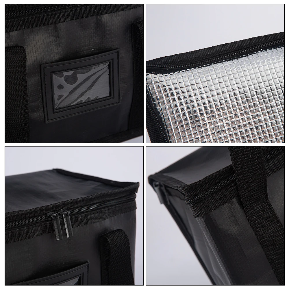 Insulated Thermal Cooler Bag 🧊 – Large Reusable Picnic Tote for Food, Lunch & Drinks – Foil-Lined Cold Storage Lunch Box for Travel, Delivery, Work, Camping & Outdoor Use 7