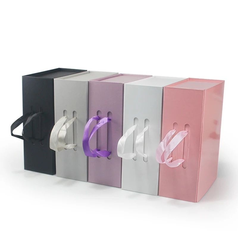 Foldable Magnetic Clamshell Gift Box – Custom logo packaging for weddings, birthdays, clothing, wigs, and party gifts. Portable, durable for stylish and professional product presentation. - 图片 3