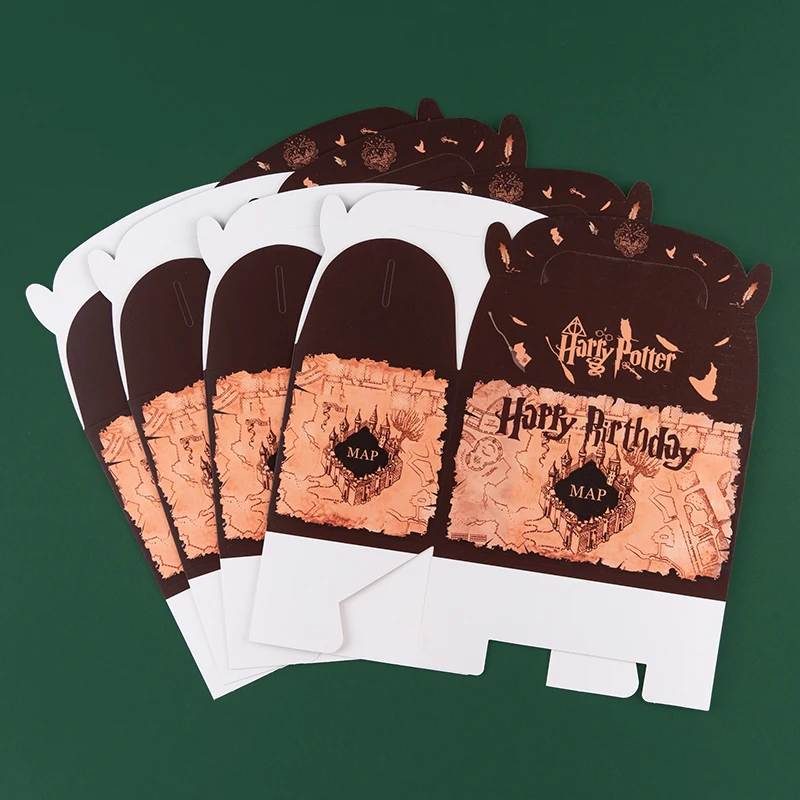 Birthday Gift Box and Bag Set – Marauder’s Map Inspired Party Favor Packaging for Candy, Chocolate, Snacks – Perfect for Birthday Parties, Baby Showers, Wizard Theme Events - 图片 5