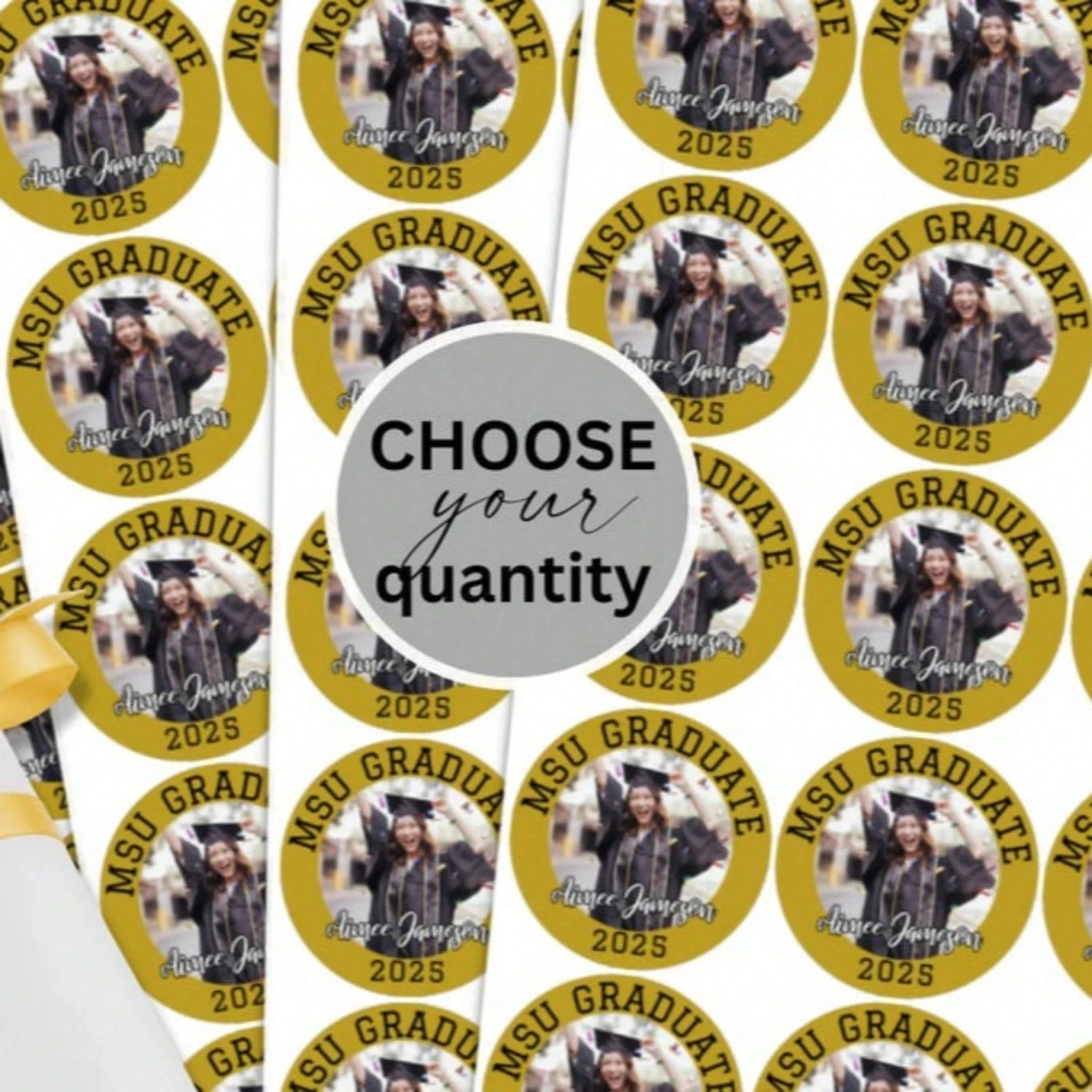 48pcs Custom Graduation Photo Stickers – 4CM Waterproof Vinyl Labels with Personalized Text – Thank You Stickers for Graduation Party Favors, Gift Bags, Envelopes, Bottles & Event Decor 48pcs Custom Graduation Photo Stickers – 4CM Waterproof Vinyl Labels with Personalized Text – Thank You Stickers for Graduation Party Favors, Gift Bags, Envelopes, Bottles & Event Decor