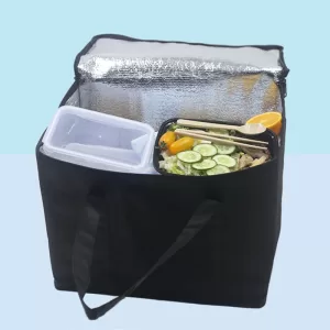 Waterproof Insulated Cooler Bag 🧊 – Foldable Thermal Lunch Tote for Food, Ice Packs & Drinks, Portable Delivery Bag for Work, Picnic, Grocery & Outdoor Use