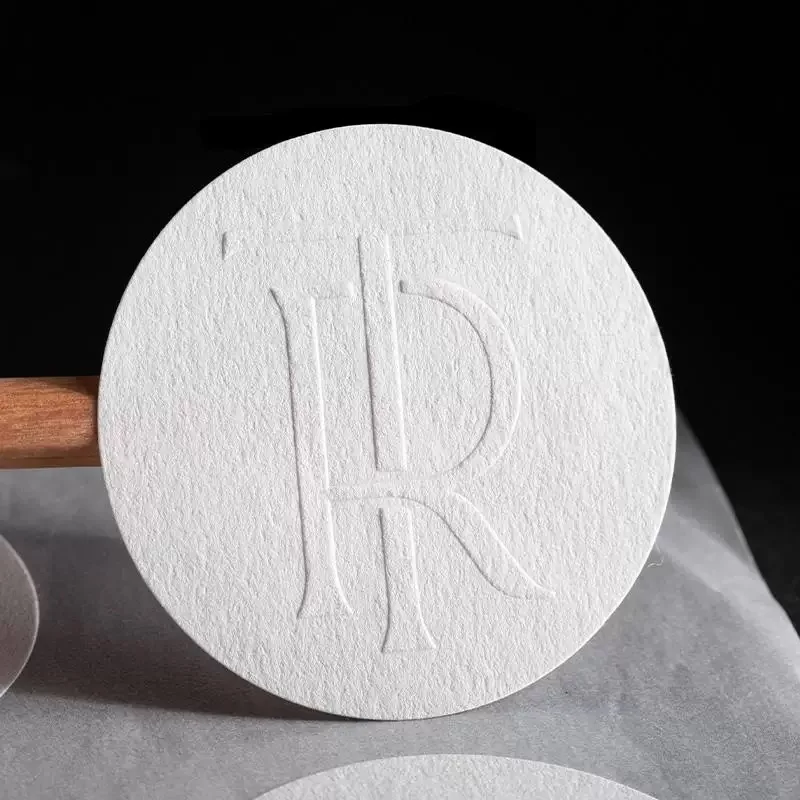 100pcs Custom Embossed White Stickers – Personalized Adhesive Seals with Name, Logo or Text – Elegant Labels for Weddings, Events, Parties, Business Branding, Gift Wrap, and Packaging 8