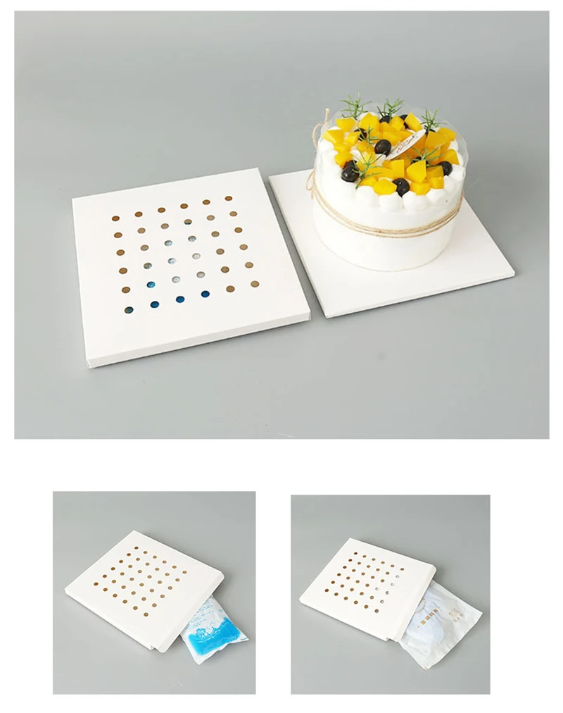 Life Surprise Cake Box with Handle – Recyclable Paper Box for 4/6/8 Inch Cakes – Ideal for Weddings, Birthdays, Baby Showers, Party Celebrations, Gift Display, Takeout & Cake Transport