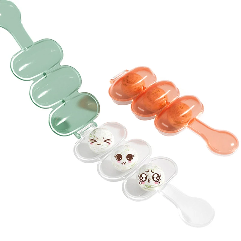 Onigiri & Sushi Rice Mold Kit – 5PCS Non‑Stick Triangle & Rectangular Molds with Scoop – DIY Rice Ball Maker for Bento Box, Kids Meal, Japanese Snack, Lunch Prep, Easy to Use & Clean