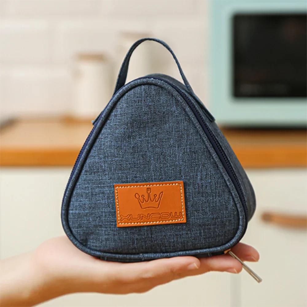 Insulated Triangle Lunch Bag – Milk Carton Design, Waterproof & Portable – Triangle Bento Bag for Sandwich, Egg, Kids & Adults – Picnic, School & Work – Compact Thermal Food Tote