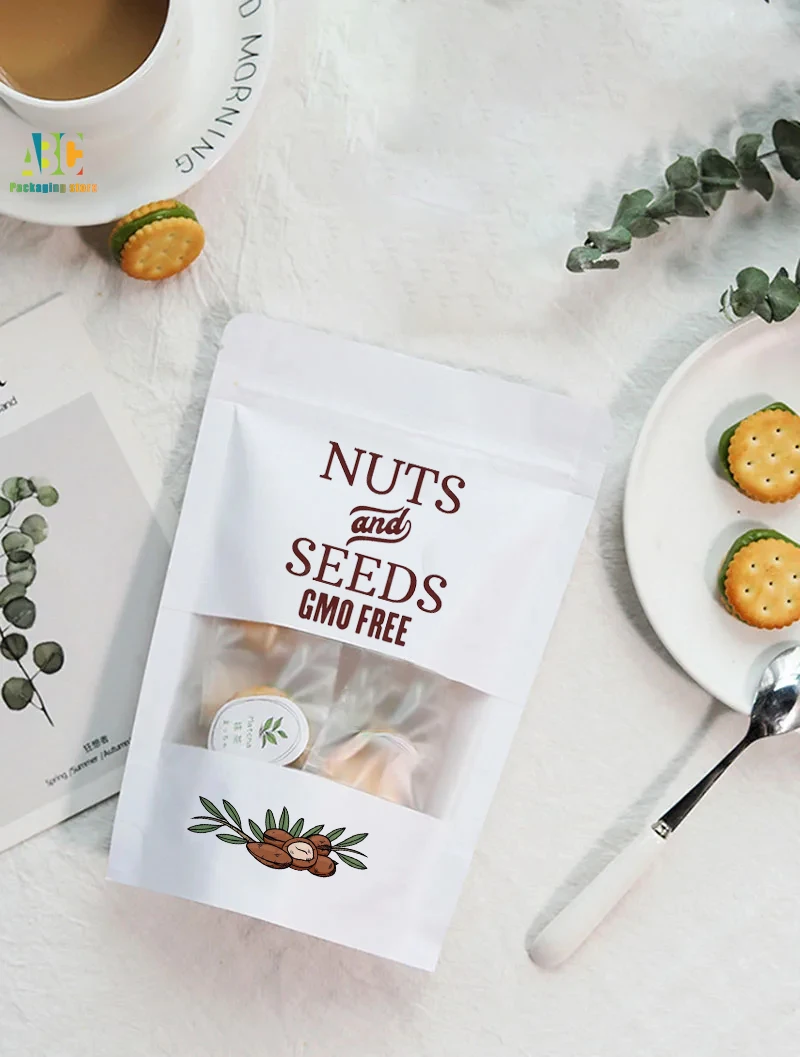 Custom Resealable Ziplock Food Pouches with Clear Window – Stand-Up Doypack Bags for Snacks, Spices, Tea, Coffee – Heat Sealable & Custom Logo Printing – Food Grade Packaging Custom Resealable Ziplock Food Pouches with Clear Window – Stand-Up Doypack Bags for Snacks, Spices, Tea, Coffee – Heat Sealable & Custom Logo Printing – Food Grade Packaging