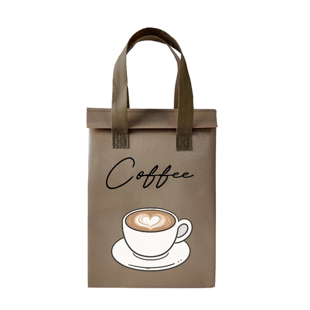 Reusable Insulated Thermal Cooler Bag – Eco-Friendly Non-Woven Food Delivery Tote with Zipper for Hot Coffee, Groceries & Takeout – Waterproof, Foldable, Large Capacity – In Stock - 图片 7