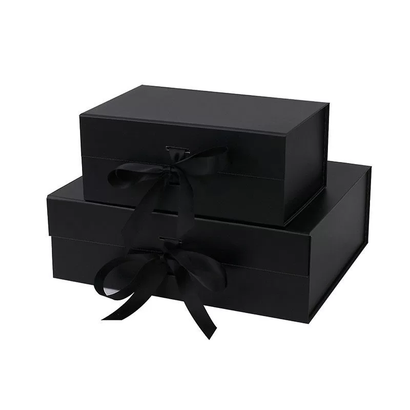 Luxury Foldable Magnetic Ribbon Gift Box – Sturdy Cardboard Packaging with Matte/Embossed Finish – Ideal for Photo Frames, Gifts & More – Custom Logo Available – In Stock, Ready to Ship - 图片 7