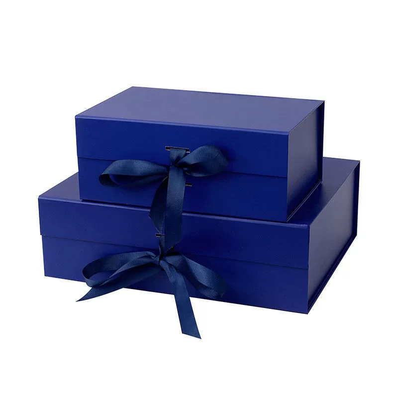 Luxury Foldable Magnetic Ribbon Gift Box – Sturdy Cardboard Packaging with Matte/Embossed Finish – Ideal for Photo Frames, Gifts & More – Custom Logo Available – In Stock, Ready to Ship - 图片 8
