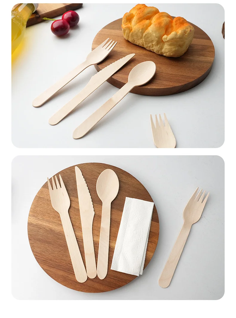 10/20PCS Disposable Cutlery Set – Individually Wrapped Knife, Fork, Spoon & Napkin – Portable Utensils for Takeout, Catering, Office, Events, Travel, School Lunch – Hygienic & Convenient 10