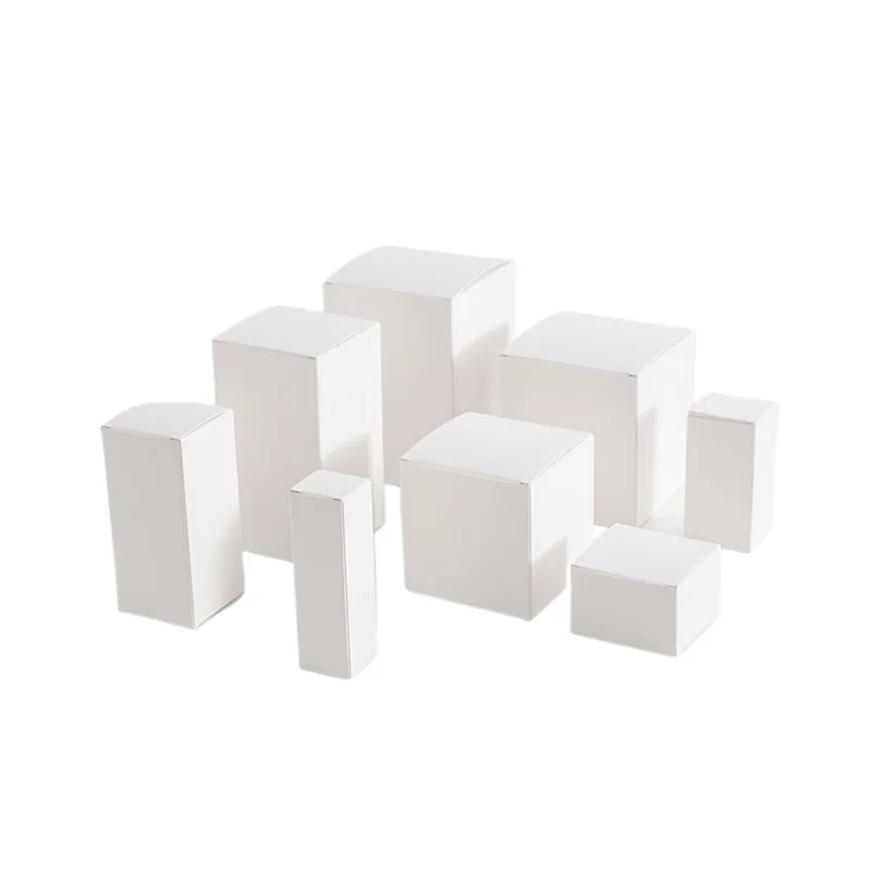 Folding Carton White Cardboard Box – Custom Square Box with Spot White Finish for Packaging, Gifts, Retail Display, and Universal Use. Durable, Eco-Friendly, and Fully Customizable. - 图片 6