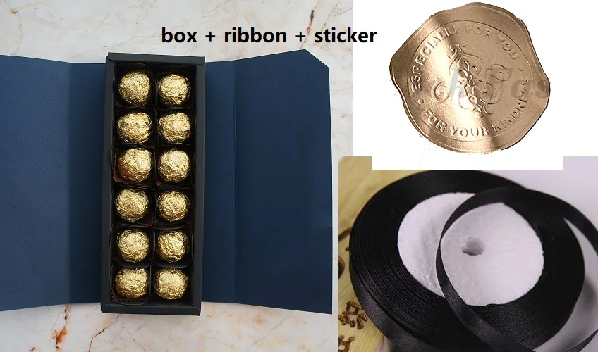 Chocolate Paper Gift Box – Perfect for Valentine's Day, Christmas, Birthdays, and Parties. Ideal for packing chocolates, small gifts, or treats with a festive and elegant presentation design. - 图片 14