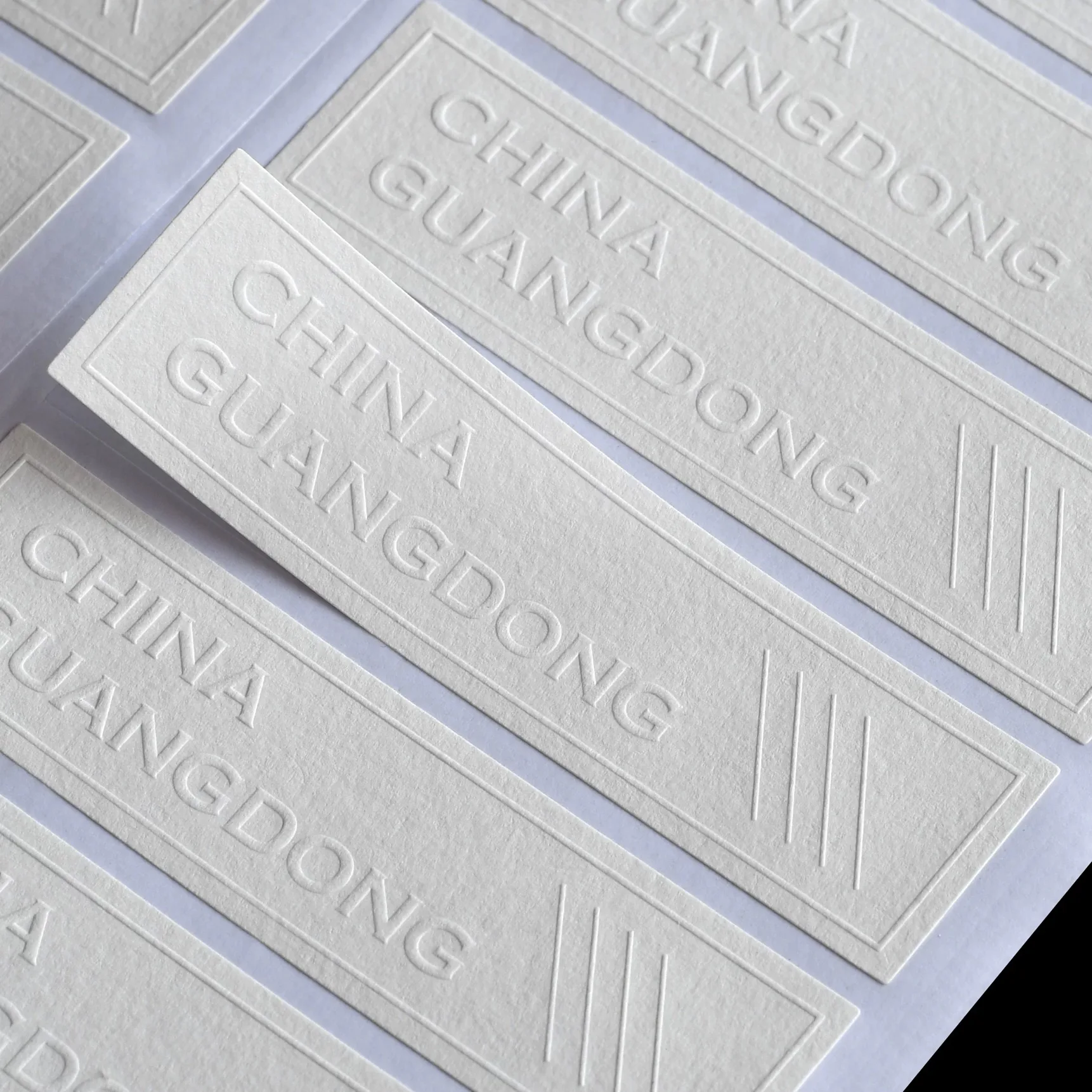 100pcs Custom Embossed White Stickers – Personalized Adhesive Seals with Name, Logo or Text – Elegant Labels for Weddings, Events, Parties, Business Branding, Gift Wrap, and Packaging 3