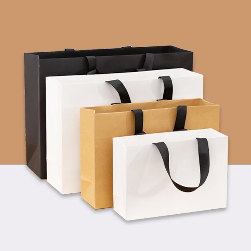 Custom Paper Gift Bags – Durable, eco-friendly paper bags with printed logos, perfect for packaging gifts, retail, parties, and events in various sizes and styles for personalized branding. - 图片 3