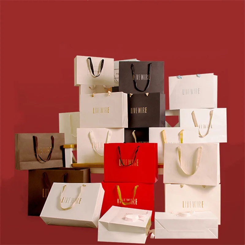 Customized Candy Cookie Cake Gift Bags – Kraft and Holding Bags with Logo Printing for Sweets, Cookies, Cakes, and Gifts. Durable, Eco-Friendly, and Perfect for Branding and Events. - 图片 5