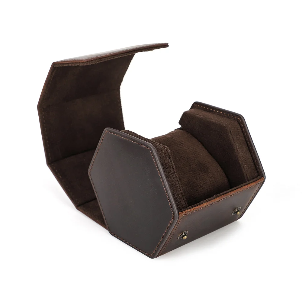 Travel Watch Organizer | Luxury 8-Slot PU Leather Watch Box Organizer – Soft Velvet Interior Display Case for Men’s & Women’s Watches, Jewelry Storage – Elegant Gift for Birthdays, Holidays & Collectors - 图片 8