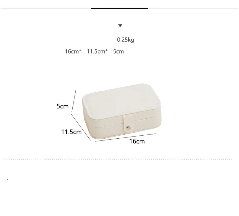 Travel Jewelry Organizer | Compact Leather Storage Box for Earrings, Rings, Necklaces, and More. Ideal for Travel, Display, and Daily Use. Stylish, Durable, and Customizable. 1