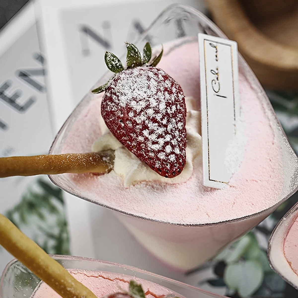 50/100pcs 3.38oz Clear Plastic Dessert Cups – Reusable Mini Dessert Bowls for Cheesecake, Ice Cream, Mousse, Pudding – Elegant Disposable Serving Cups for Parties, Weddings, Catering Events - 图片 6