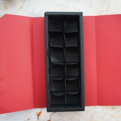 Chocolate Paper Gift Box – Perfect for Valentine's Day, Christmas, Birthdays, and Parties. Ideal for packing chocolates, small gifts, or treats with a festive and elegant presentation design. - 图片 15