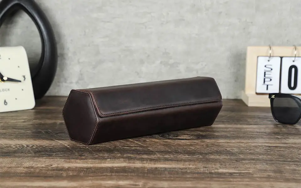 Travel Watch Organizer | Luxury 8-Slot PU Leather Watch Box Organizer – Soft Velvet Interior Display Case for Men’s & Women’s Watches, Jewelry Storage – Elegant Gift for Birthdays, Holidays & Collectors 5