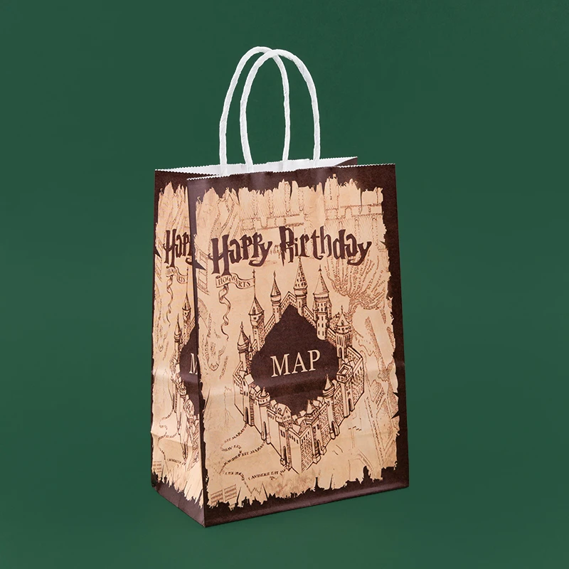 Birthday Gift Box and Bag Set – Marauder’s Map Inspired Party Favor Packaging for Candy, Chocolate, Snacks – Perfect for Birthday Parties, Baby Showers, Wizard Theme Events - 图片 8