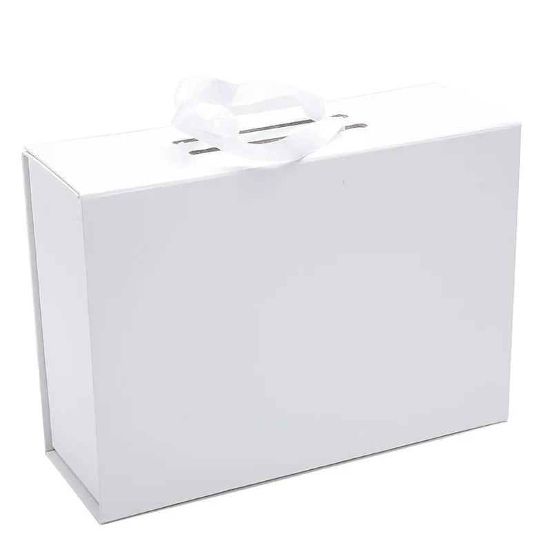 Foldable Magnetic Clamshell Gift Box – Custom logo packaging for weddings, birthdays, clothing, wigs, and party gifts. Portable, durable for stylish and professional product presentation. - 图片 9