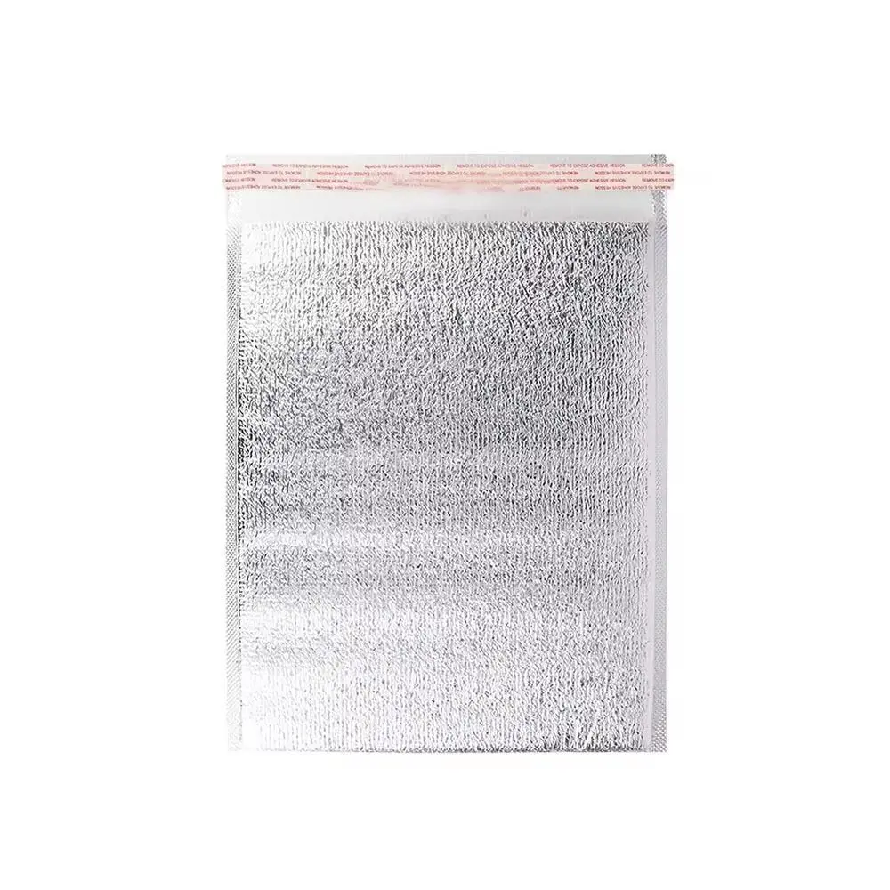 Insulated Aluminum Foil Cooler Bags with Closure – Reusable Thermal Storage Bags for Hot & Cold Food, Drinks, Delivery, Picnic, Takeout – Leakproof, Space-Saving Design 13