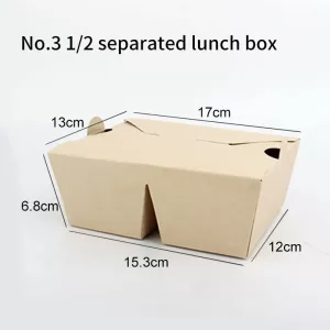 Biodegradable 2-Compartment Food Containers with Lids – Eco-friendly bamboo pulp meal b... - SKU FCL21257 - UGI Packaging