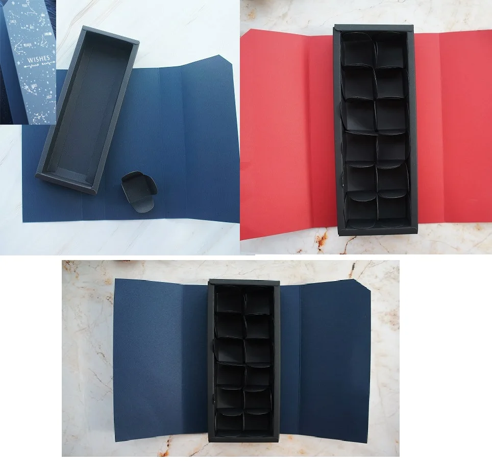 Chocolate Paper Gift Box – Perfect for Valentine's Day, Christmas, Birthdays, and Parties. Ideal for packing chocolates, small gifts, or treats with a festive and elegant presentation design. - 图片 16