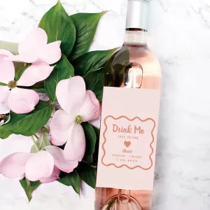 30-Pack Customizable Bottle Label Stickers – Personalized Packaging Labels with Any Text for Wine, Beer, Water Bottles – Ideal for Weddings, Birthdays, Corporate Events & DIY Gift Wrapping