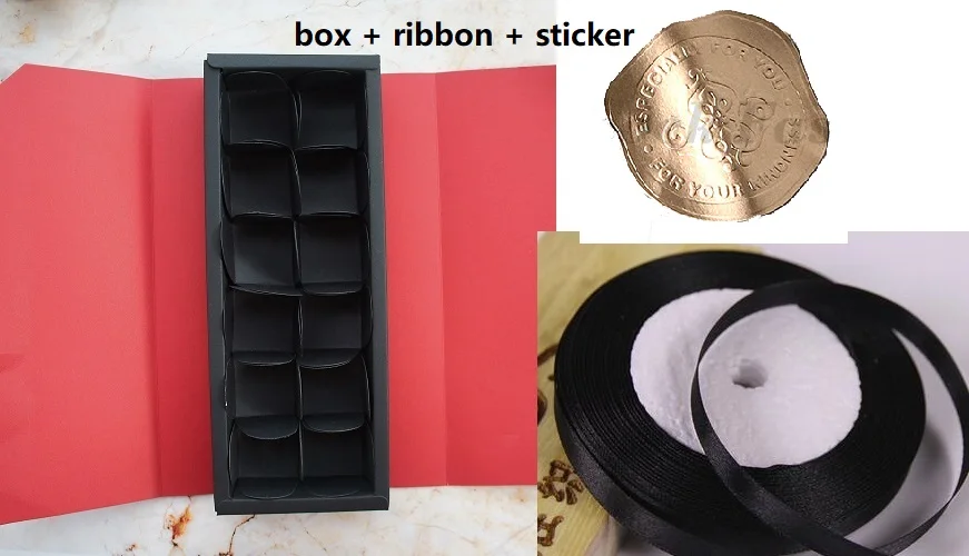 Chocolate Paper Gift Box – Perfect for Valentine's Day, Christmas, Birthdays, and Parties. Ideal for packing chocolates, small gifts, or treats with a festive and elegant presentation design. - 图片 18