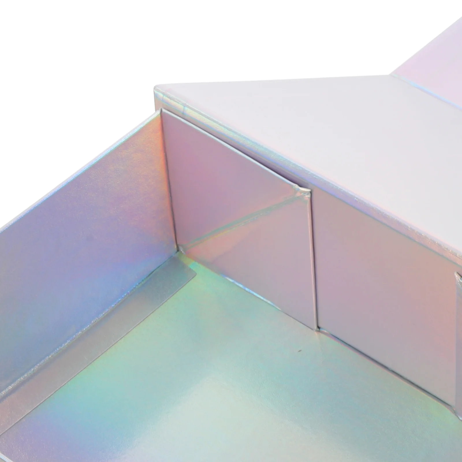 Folding Magnetic Gift Box with Round Lid – Ideal for keys, trinkets, or car-themed gifts. Sturdy cardboard design, perfect for bridesmaid proposals, centerpieces, and oversized elegant packaging. 4