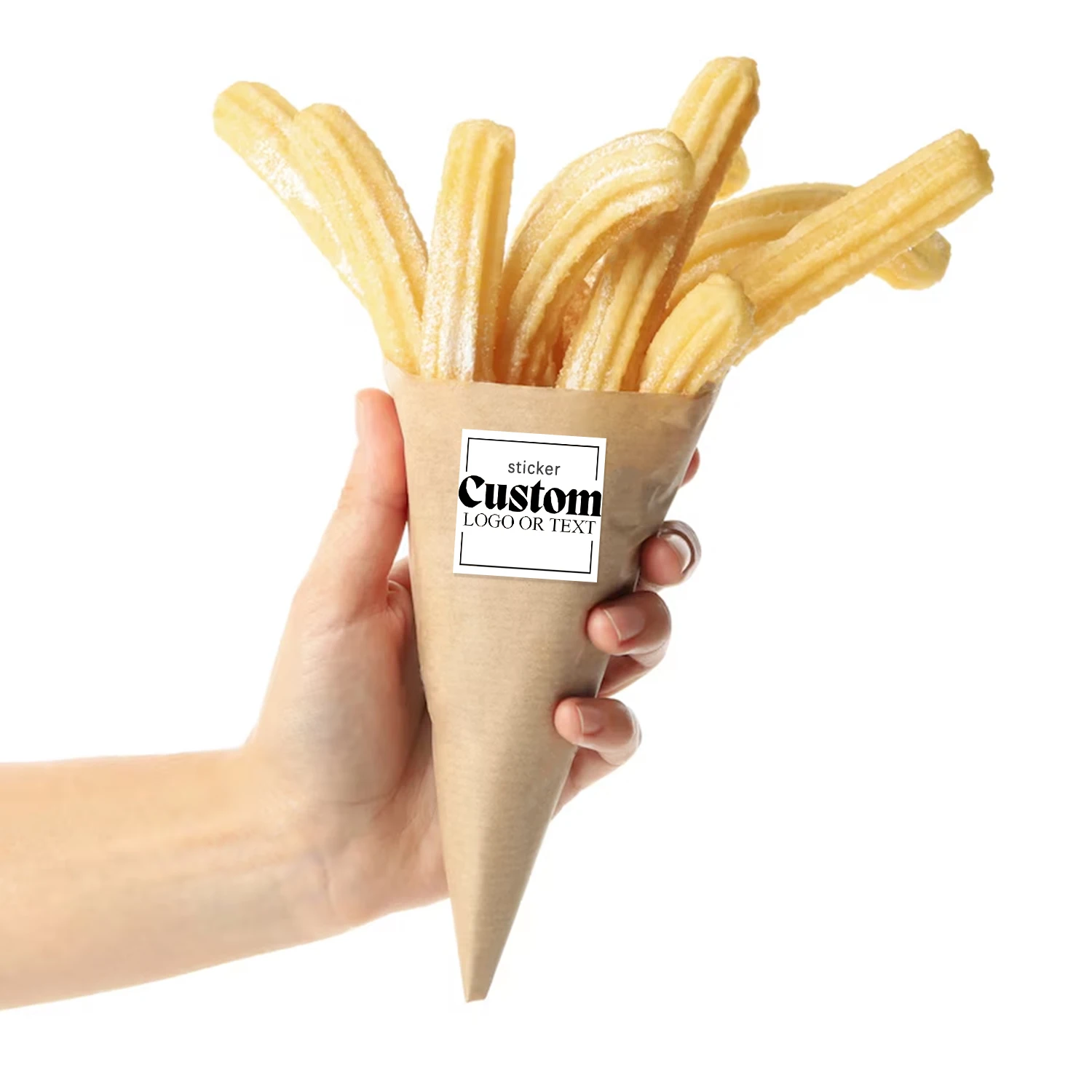 Custom Handmade with Love Stickers – Round & Square Self-Adhesive Labels for Bread, Baked Goods, Gifts, and Packaging. Durable, Personalized, Ideal for Homemade Branding. - 图片 7