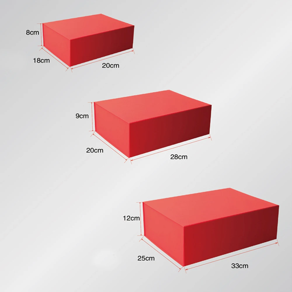 Magnetic Gift Box for Presents with Lids – Collapsible Rectangle Paper Box for Wedding, Birthday, Christmas, Party Gift Packaging – In Stock, Ready to Ship – Multiple Colors & Sizes Available - 图片 15