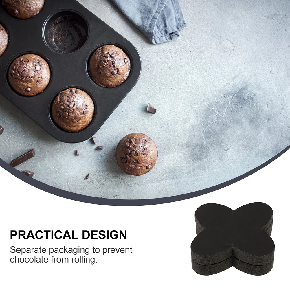 Paper Chocolate Truffle Candy Cups – Mini Cupcake Muffin Liners and Wrappers for Baking, Square Holders, Dessert Display Tray, Party Favors, Cake Trays, Candy Packaging Box - 图片 6
