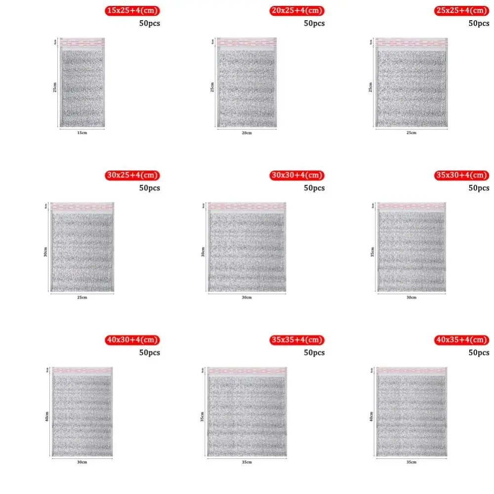 Insulated Aluminum Foil Cooler Bags with Closure – Reusable Thermal Storage Bags for Hot & Cold Food, Drinks, Delivery, Picnic, Takeout – Leakproof, Space-Saving Design 1