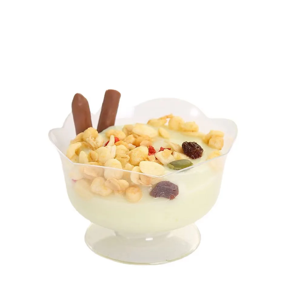 10pcs Mini Heart-Shaped Clear Plastic Dessert Cups – Reusable 2oz Bowls for Ice Cream, Pudding, Mousse, Jelly, Parfaits – Elegant Disposable Appetizer Cups for Weddings, Parties, Catering Events 3