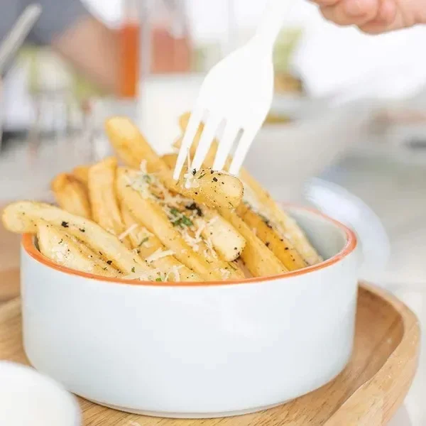 50‑Pack 12oz Biodegradable Cornstarch Soup Bowls – Compostable, Microwave‑Safe & Leak‑Resistant Disposable Plant‑Based Containers for Hot & Cold Food, Catering, Parties 4