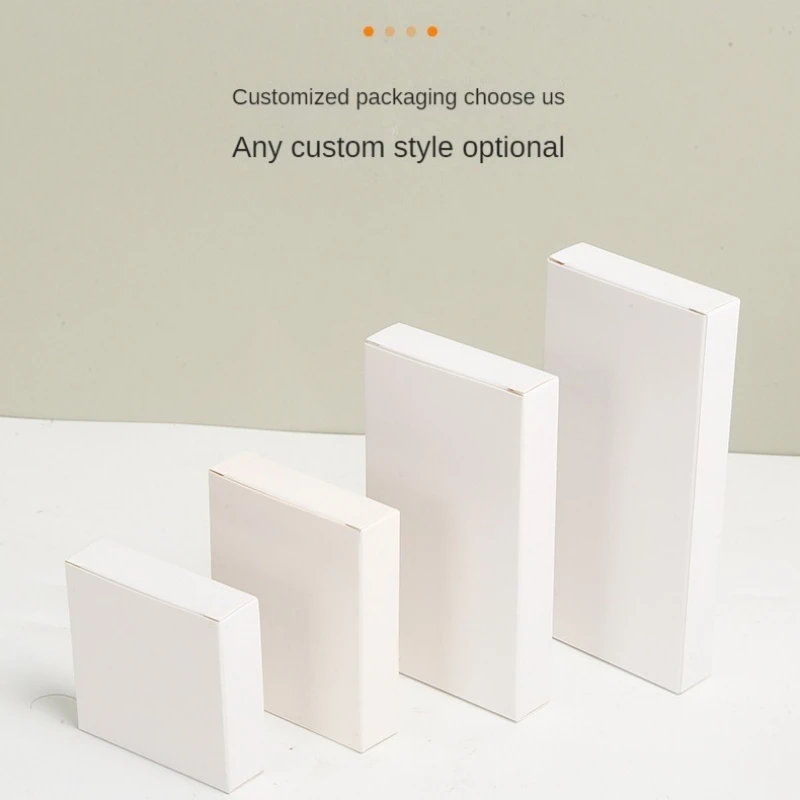 Folding Carton White Cardboard Box – Custom Square Box with Spot White Finish for Packaging, Gifts, Retail Display, and Universal Use. Durable, Eco-Friendly, and Fully Customizable. - 图片 4