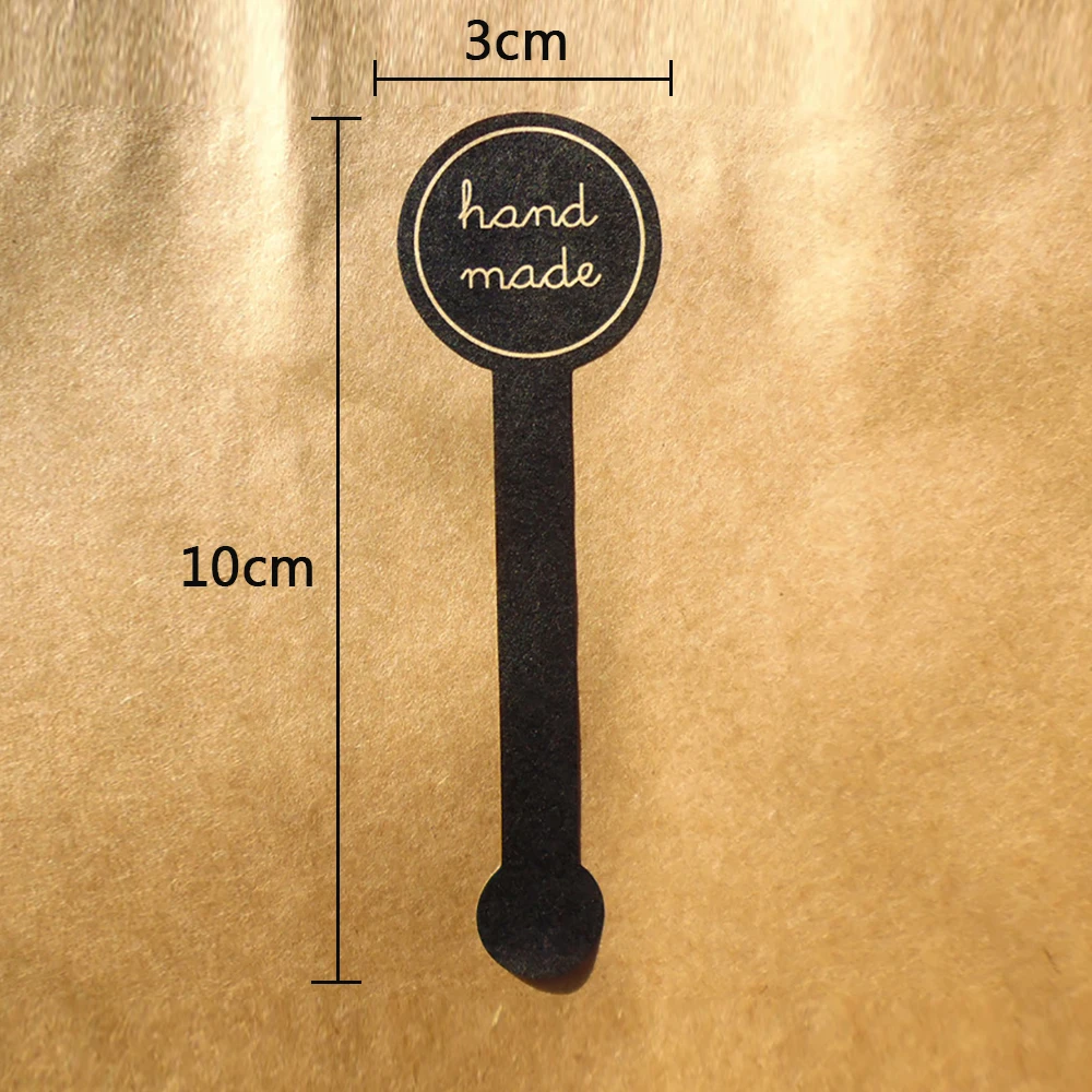 Long Adhesive "HAND MADE" Stickers – Black Kraft Sealing Labels for Handmade Cake Boxes, Bakery Bags, DIY Gift Packaging – Durable Craft Stickers for Homemade Products and Small Biz Use Long Adhesive "HAND MADE" Stickers – Black Kraft Sealing Labels for Handmade Cake Boxes, Bakery Bags, DIY Gift Packaging – Durable Craft Stickers for Homemade Products and Small Biz Use