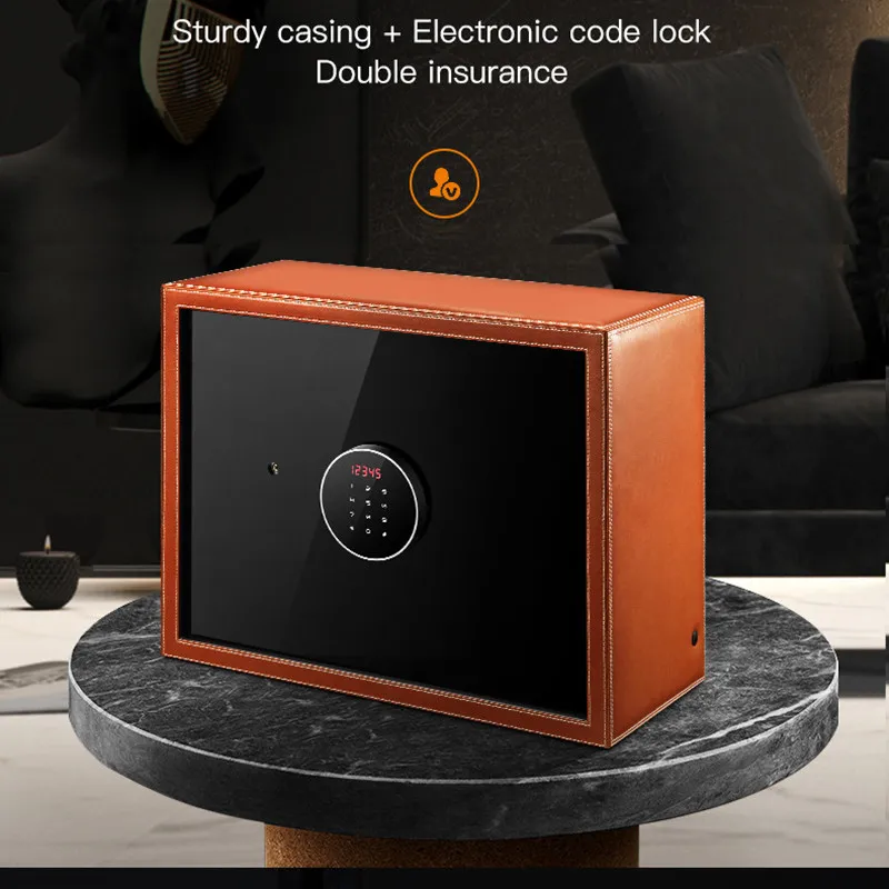Luxury Automatic Watch Winder Safe Box – 12 Slot Brown Display Case with Quiet Motor, LED Touchscreen, Dual Lock Security, Rotation Settings for Mechanical Watches, Storage Organizer - 图片 2