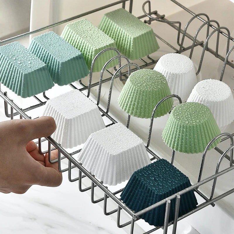 100% Food‑Grade Colorful Silicone Baking Cups – Reusable Non‑Stick Muffin & Cupcake Liners, 24‑Pack (6 Bright Colors), Oven, Microwave & Dishwasher Safe, BPA‑Free 12