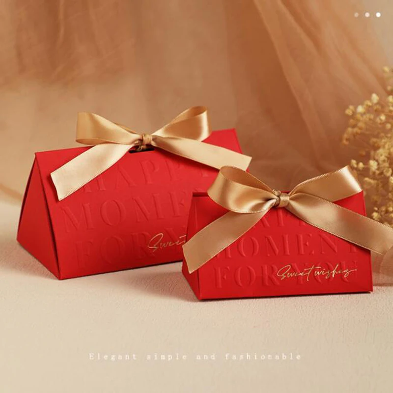 50PCS Kraft Paper Candy Gift Boxes with Ribbons – DIY Folding Favor Boxes for Wedding, Birthday, Baby Shower, Party Decorations – Elegant Bowknot Design – Easy Assembly – 6x6x10cm - 图片 5