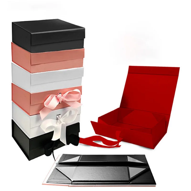 Wholesale 10-Pack Custom Luxury Collapsible Rigid Paper Boxes with Magnetic Closure – Foldable Packaging Boxes with Personalized Logo for Clothing, Gifts, Retail, and Special Occasions - 图片 2