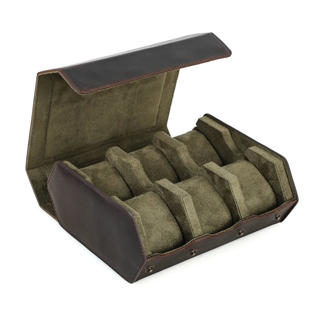 Travel Watch Organizer | Luxury 8-Slot PU Leather Watch Box Organizer – Soft Velvet Interior Display Case for Men’s & Women’s Watches, Jewelry Storage – Elegant Gift for Birthdays, Holidays & Collectors - 图片 11